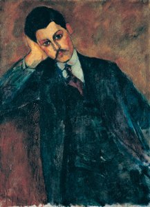 Portrait of Jean Alexandre (1909) by Amedeo Modigliani